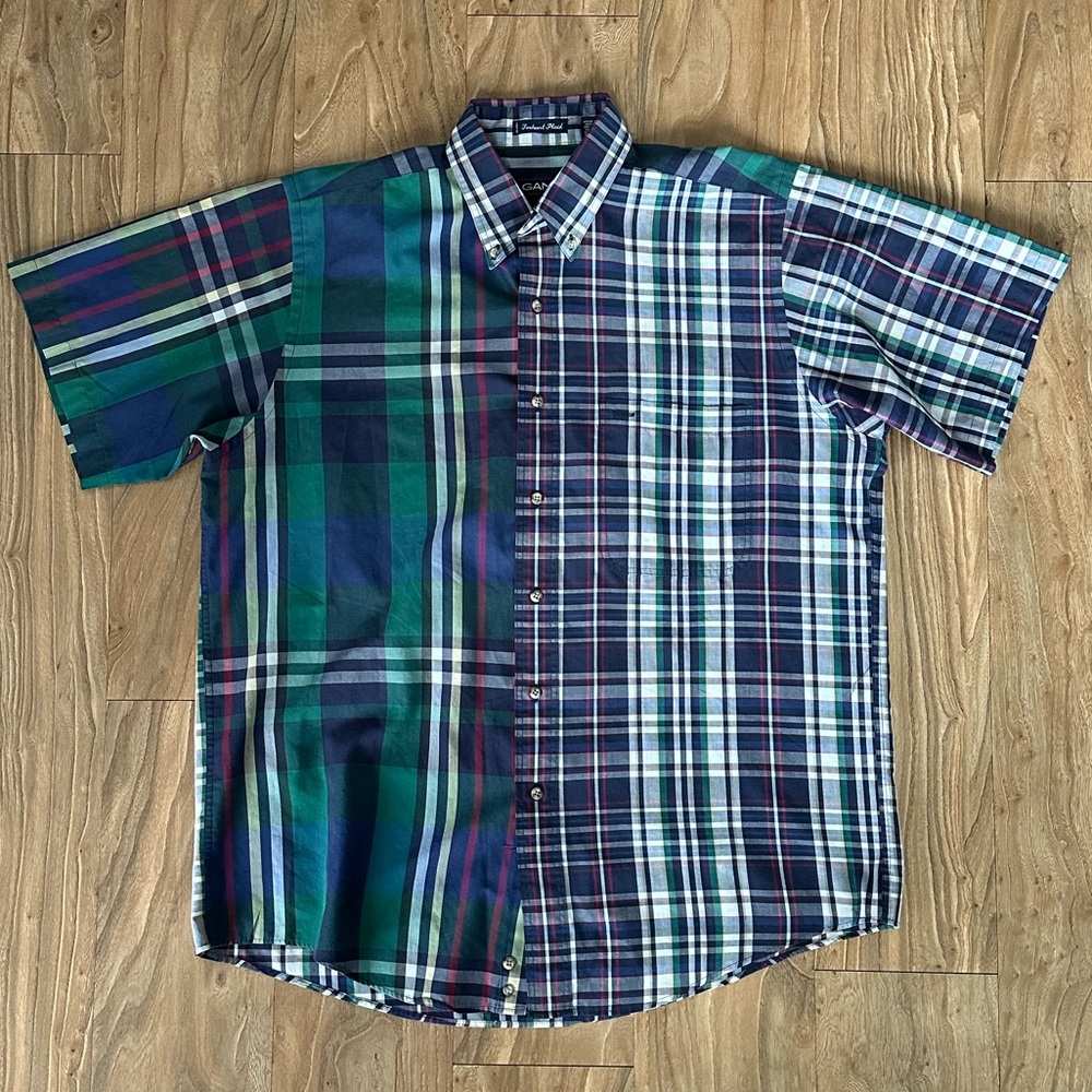 **Gant** Multi-Plaid Button Down Size Large - image 2